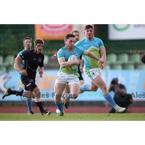 Skofic during Slovenia-Austria rugby match in Ljubljana, Slovenia on May 7, 2016