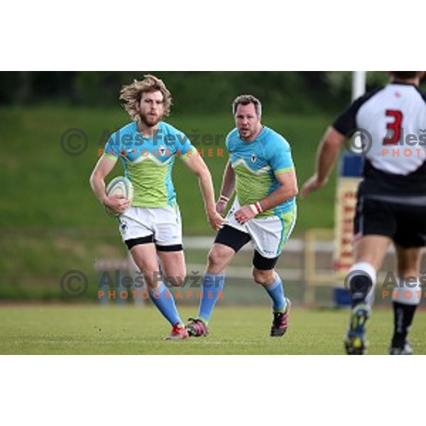 Slovenia-Austria rugby match in Ljubljana, Slovenia on May 7, 2016