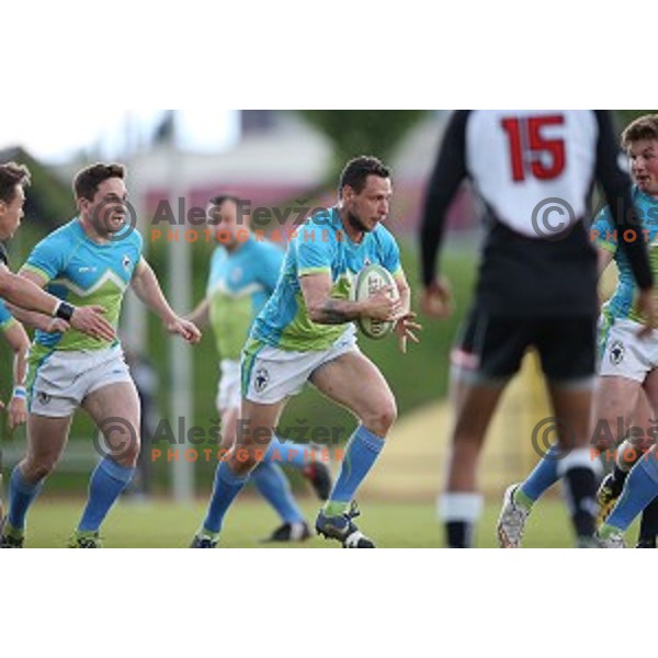 Slovenia-Austria rugby match in Ljubljana, Slovenia on May 7, 2016