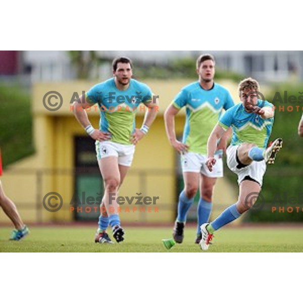 Slovenia-Austria rugby match in Ljubljana, Slovenia on May 7, 2016