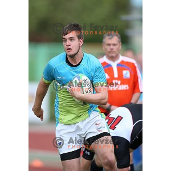 Slovenia-Austria rugby match in Ljubljana, Slovenia on May 7, 2016