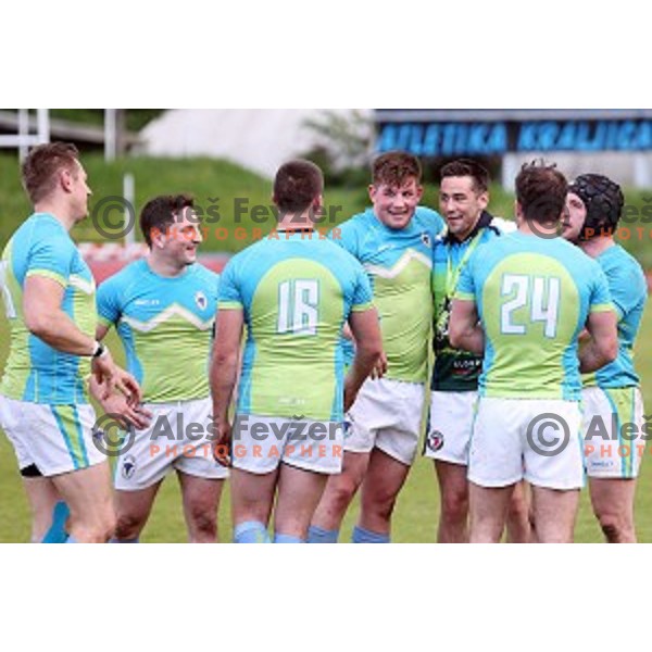 Slovenia-Austria rugby match in Ljubljana, Slovenia on May 7, 2016