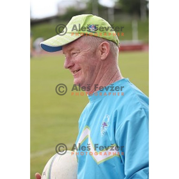 Andrew Fenton, head coach of Slovenia during Slovenia-Austria rugby match in Ljubljana, Slovenia on May 7, 2016