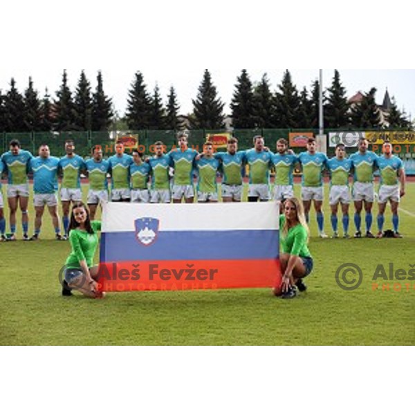 Slovenia-Austria rugby match in Ljubljana, Slovenia on May 7, 2016