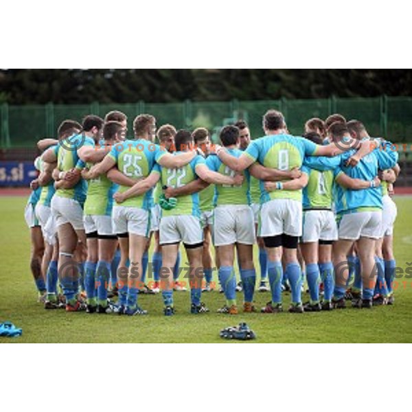 Slovenia-Austria rugby match in Ljubljana, Slovenia on May 7, 2016