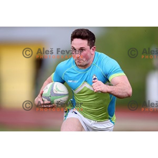 Skofic during Slovenia-Austria rugby match in Ljubljana, Slovenia on May 7, 2016