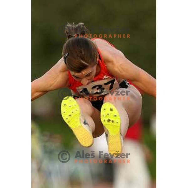 Marija Sestak na mitingu Celjskih knezov, Finale Medanrodne atletske lige za VN zavarovalnice Vzajemna, Celje 13.9.2007. Foto Ales Fevzer 