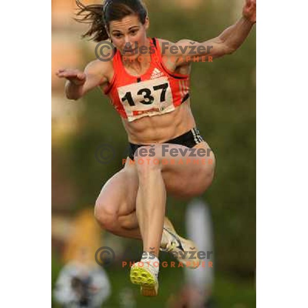 Marija Sestak na mitingu Celjskih knezov, Finale Medanrodne atletske lige za VN zavarovalnice Vzajemna, Celje 13.9.2007. Foto Ales Fevzer 
