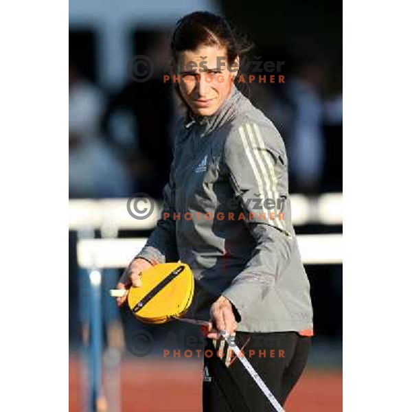 Marija Sestak na mitingu Celjskih knezov, Finale Medanrodne atletske lige za VN zavarovalnice Vzajemna, Celje 13.9.2007. Foto Ales Fevzer 