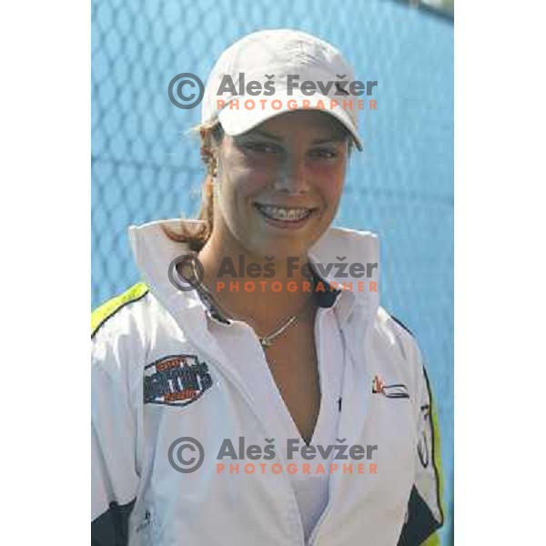 Mika Urbancic (SLO), Portoroz, 15.09.2007; 1. Qualifing round for the Banka Koper Slovenia Open - WTA tournament. 