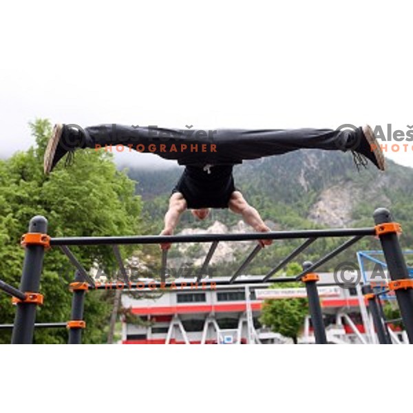 Opening of Podmezakla Sports Park recreational poligon in Jesenice, Slovenia on May 13, 2016