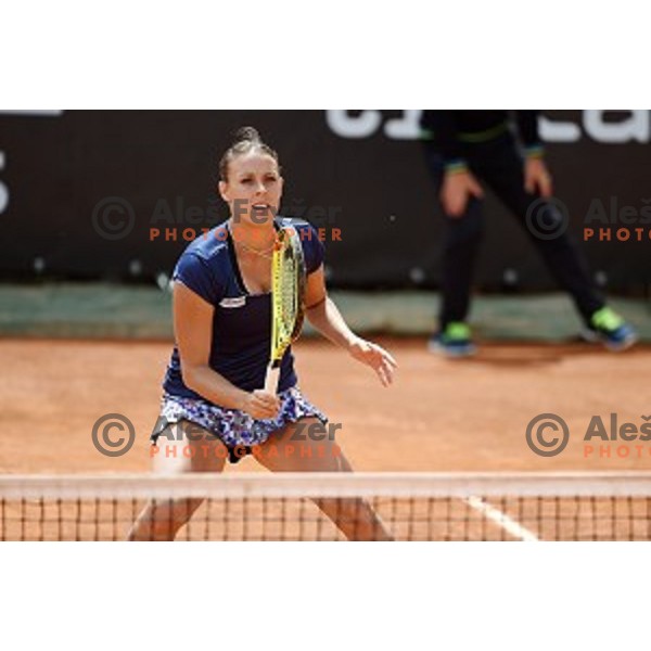 Andrea Klepac (SLO) during women\'s doubles WTA tournament in Rome, Italy on May 13, 2016