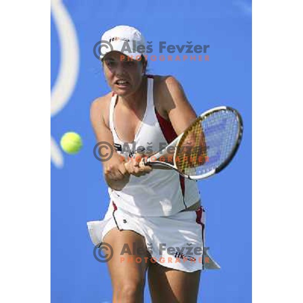 Jasmina Kajtazovic (SLO), Portoroz, 15.09.2007; 1. Qualifing round for the Banka Koper Slovenia Open - WTA tournament. 