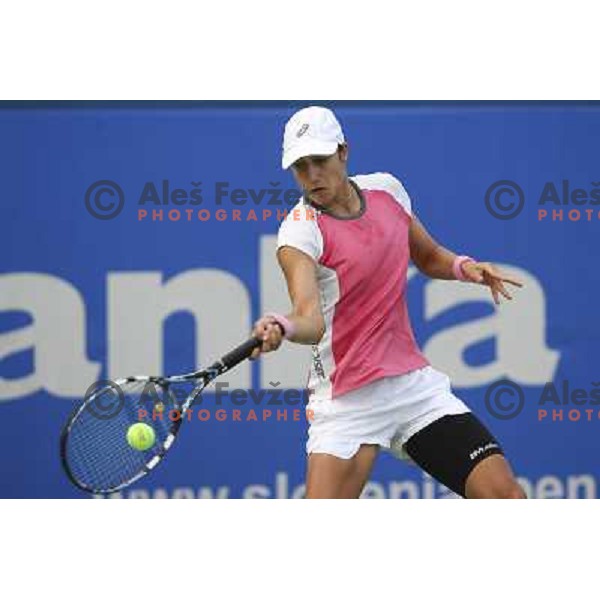 Katarina Srebotnik, Training before Banka Koper Slovenija Open WTA Tournament. Portoroz, 16.09.2007 