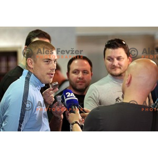 Nejc Vidmar during meeting of Slovenia National Football team players at hotel Kokra, Brdo pri Kranju on may 23, 2016