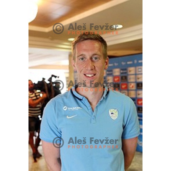 Robert Beric during meeting of Slovenia National Football team players at hotel Kokra, Brdo pri Kranju on may 23, 2016