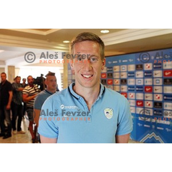Robert Beric during meeting of Slovenia National Football team players at hotel Kokra, Brdo pri Kranju on may 23, 2016