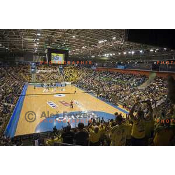 Atmosphere during the match of 1.NLB leasing league between Celje pivovarna Lasko and Gorenje Velenje, Zlatorog hall, Celje, Slovenia on May 27th, 2016