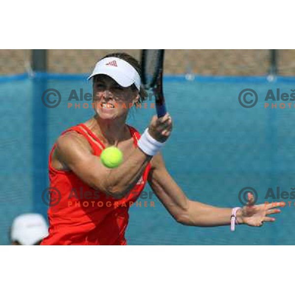 Meghann Shaughnessy (USA) during first round match at Banka Koper Slovenia Open WTA tournament in Portoroz, Slovenia 18.9.2007. 