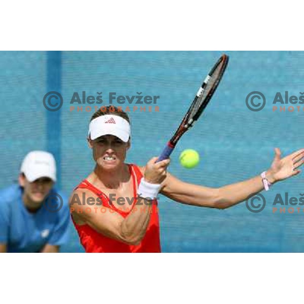 Meghann Shaughnessy (USA) during first round match at Banka Koper Slovenia Open WTA tournament in Portoroz, Slovenia 18.9.2007. 