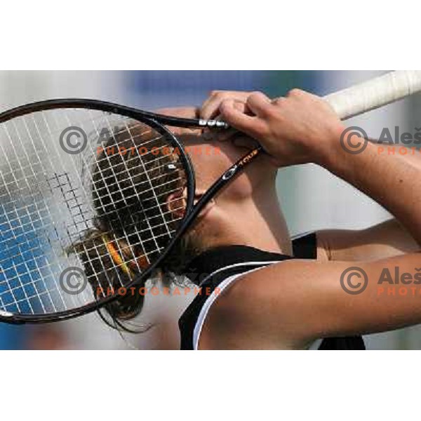 Magdalena Rybarikova (SVK) during first round match at Banka Koper Slovenia Open WTA tournament in Portoroz, Slovenia 18.9.2007. 