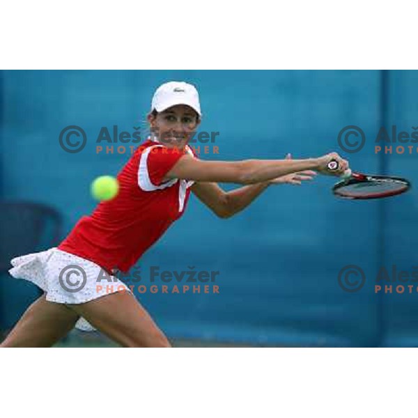 Dulko (ARG) during first round match at Banka Koper Slovenia Open WTA tournament in Portoroz, Slovenia 18.9.2007. 