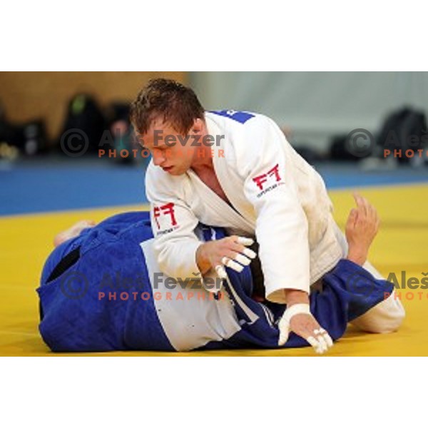 Rok Draksic of Slovenia judo team during practice session before European Judo Celje-Podcetrtek Cup in Podcetrtek, Slovenia on June 7, 2016