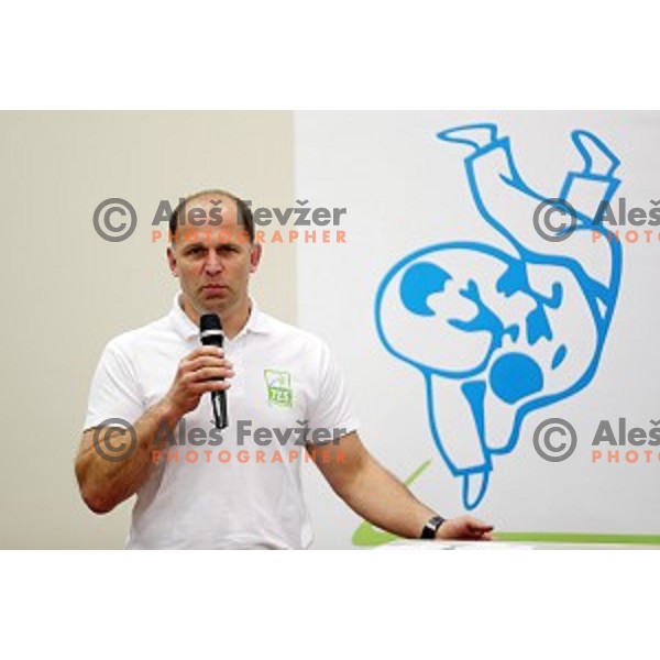 Darko Music during press conference of Slovenia judo team before Podcetrtek Cup in hotel Sotelia, Podcetrtek, Slovenia on June 7, 2016