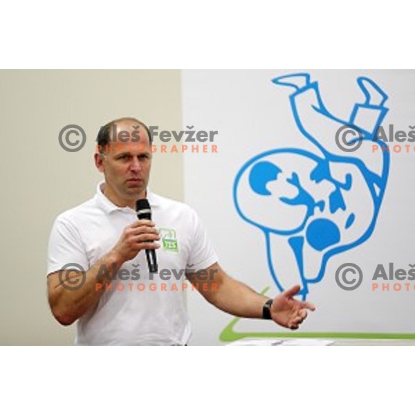 Darko Music during press conference of Slovenia judo team before Podcetrtek Cup in hotel Sotelia, Podcetrtek, Slovenia on June 7, 2016