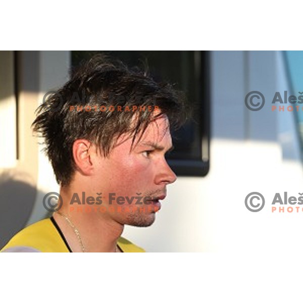 Primoz Roglic of Lotto Jumbo posted best time at 44 km and become Slovenian national Time Trial Champion at 35. Maraton Franja BTC City in Ljubljana, Slovenia on June 10, 2016