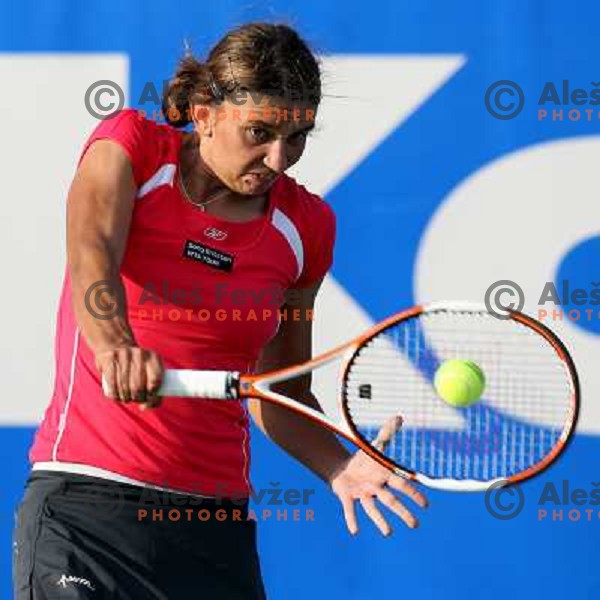 Ana Vrljic (CRO) during first round match at Banka Koper Slovenia Open WTA tournament in Portoroz, Slovenia 18.9.2007. 