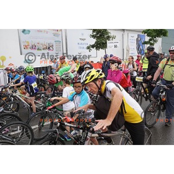 Family marathon Franja on 25 km - UCI Gran Fondo event in Ljubljana on June 11, 2016