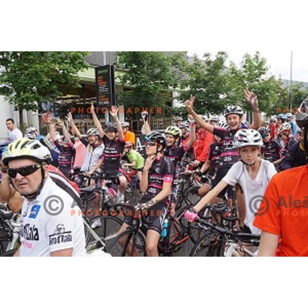 Family marathon Franja on 25 km - UCI Gran Fondo event in Ljubljana on June 11, 2016
