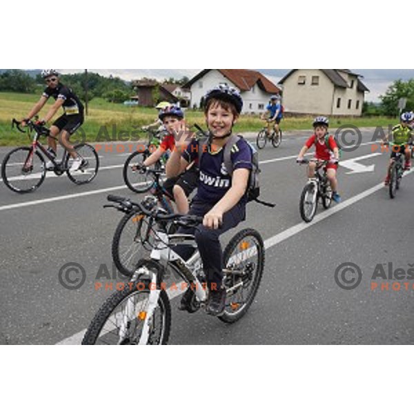 Family marathon Franja on 25 km - UCI Gran Fondo event in Ljubljana on June 11, 2016