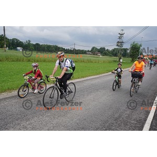 Family marathon Franja on 25 km - UCI Gran Fondo event in Ljubljana on June 11, 2016