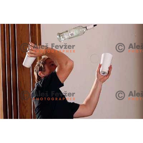 Ales Prestor during show for tennis stars at Players Party at Banka Koper Slovenia Open WTA tournament in Portoroz, Slovenia 18.9.2007. 
