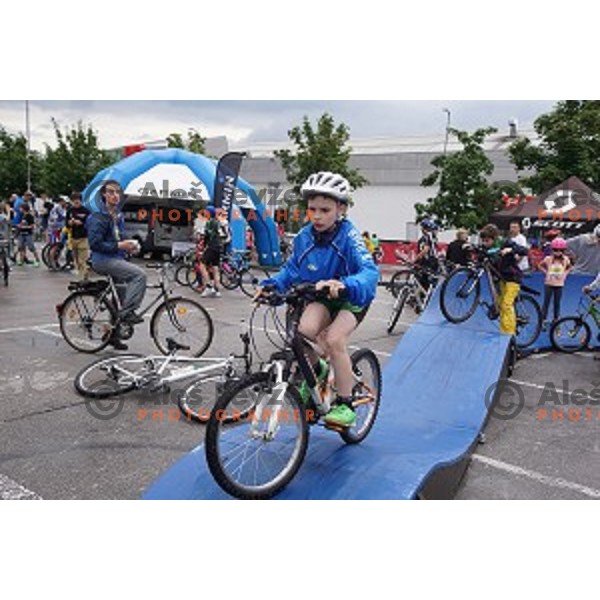 Family marathon Franja on 25 km - UCI Gran Fondo event in Ljubljana on June 11, 2016