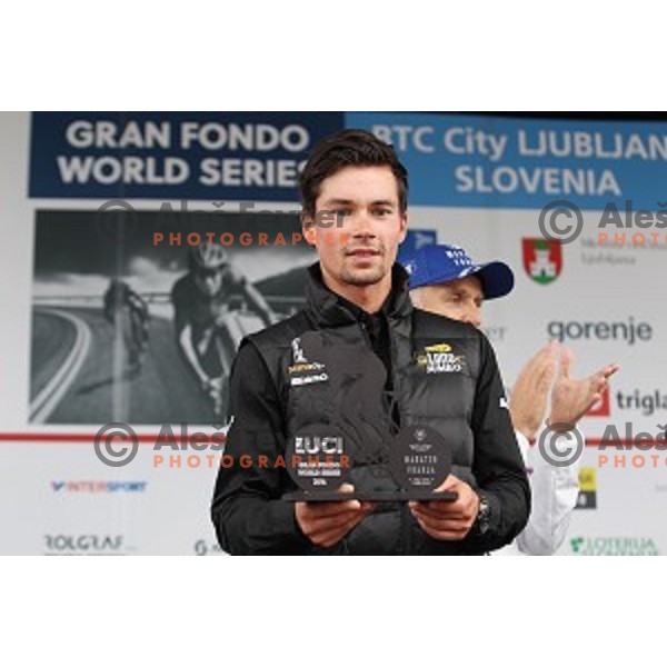 Primoz Roglic during Maraton Franja- Gran Fondo World Series in BTC City Ljubljana, Slovenia on June 12, 2016