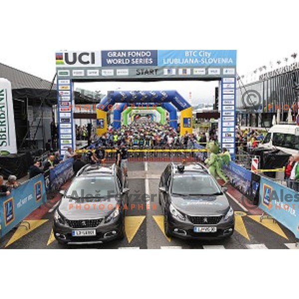 Maraton Franja- Gran Fondo World Series in BTC City Ljubljana, Slovenia on June 12, 2016