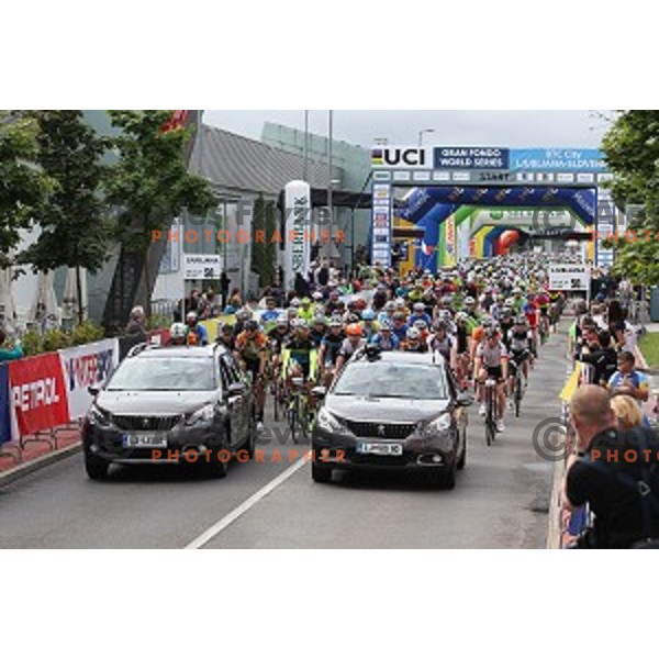 Maraton Franja- Gran Fondo World Series in BTC City Ljubljana, Slovenia on June 12, 2016