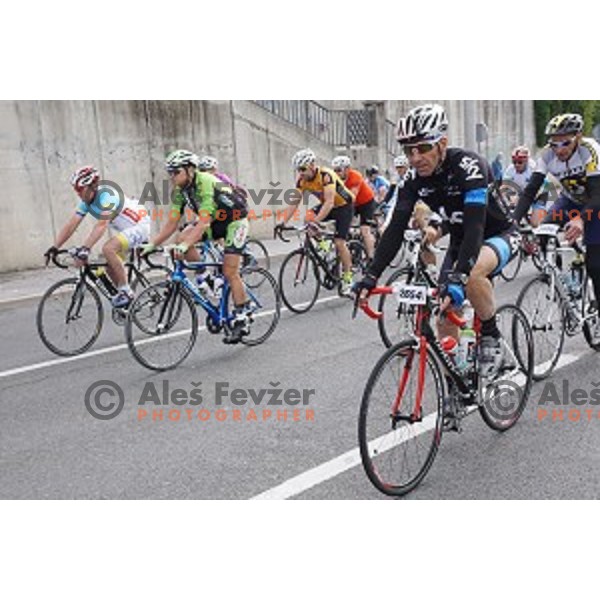 Marathon Franja on 156 km - UCI Gran Fondo event in Ljubljana on June 12, 2016