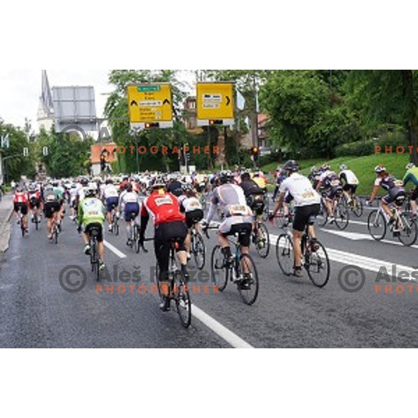 Marathon Franja on 156 km - UCI Gran Fondo event in Ljubljana on June 12, 2016