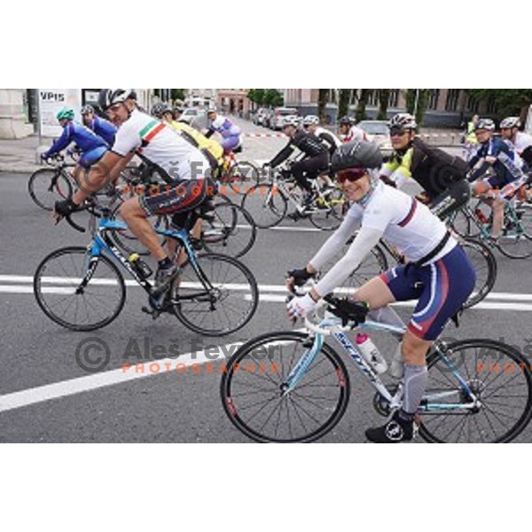 Marathon Franja on 156 km - UCI Gran Fondo event in Ljubljana on June 12, 2016