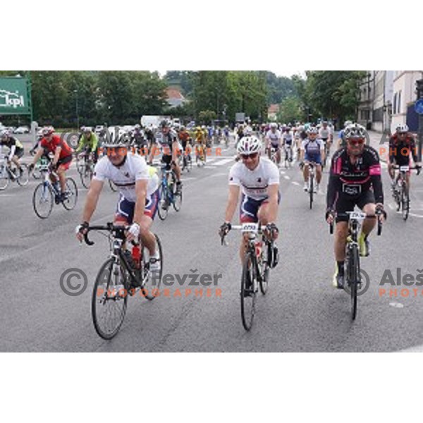 Marathon Franja on 156 km - UCI Gran Fondo event in Ljubljana on June 12, 2016