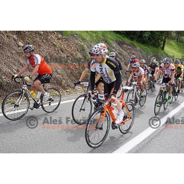 Marathon Franja on 156 km - UCI Gran Fondo event in Ljubljana on June 12, 2016