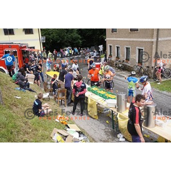 Marathon Franja on 156 km - UCI Gran Fondo event in Ljubljana on June 12, 2016