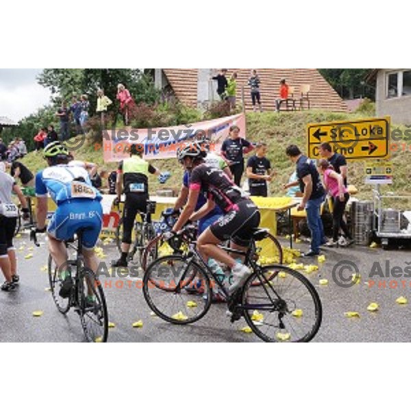 Marathon Franja on 156 km - UCI Gran Fondo event in Ljubljana on June 12, 2016