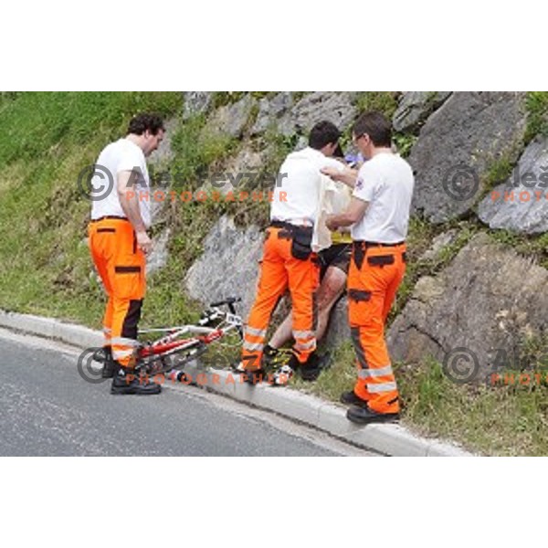 Marathon Franja on 156 km - UCI Gran Fondo event in Ljubljana on June 12, 2016