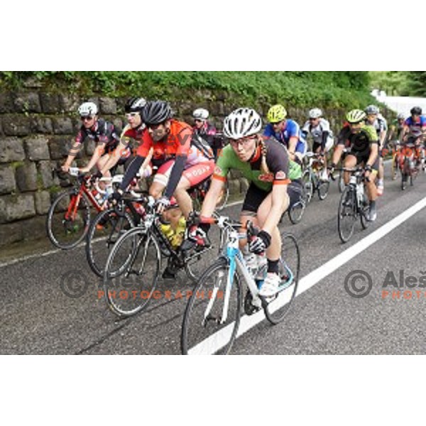 Marathon Franja on 156 km - UCI Gran Fondo event in Ljubljana on June 12, 2016