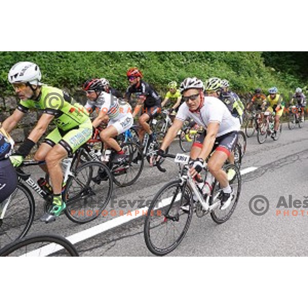 Marathon Franja on 156 km - UCI Gran Fondo event in Ljubljana on June 12, 2016